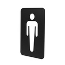 Señaletica de Acrilico con Adhesivo 20cm de Alto